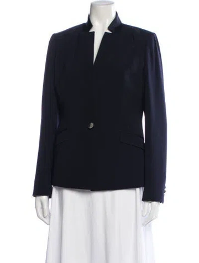 Pre-owned Ted Baker Blazer In Blue