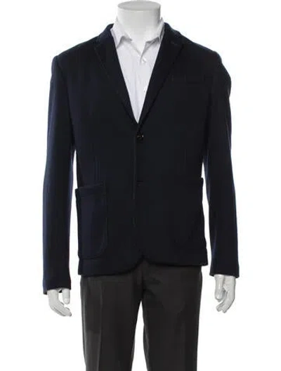 Pre-owned Ted Baker Blazer In Blue
