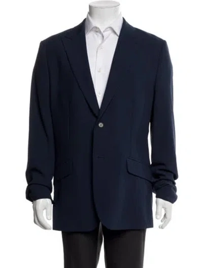 Pre-owned Ted Baker Blazer In Blue
