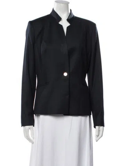 Pre-owned Ted Baker Blazer In Blue