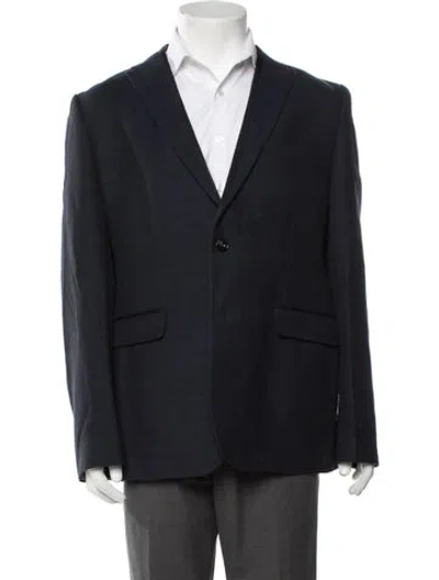 Pre-owned Ted Baker Blazer In Blue