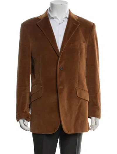 Pre-owned Ted Baker Blazer In Brown