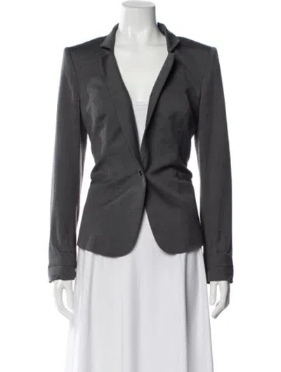 Pre-owned Ted Baker Blazer In Gray