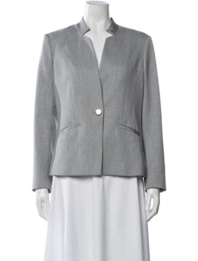 Pre-owned Ted Baker Blazer In Grey