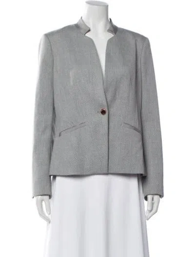 Pre-owned Ted Baker Blazer In Grey