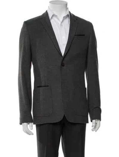 Pre-owned Ted Baker Blazer In Grey