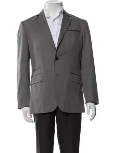 Pre-owned Ted Baker Blazer In Grey