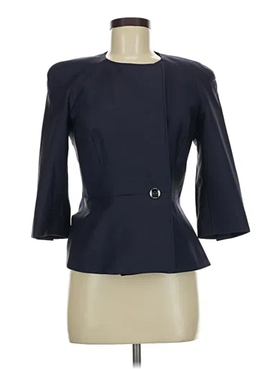 Pre-owned Ted Baker Blazer Jacket In Blue