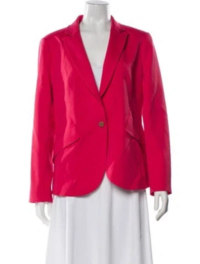 Pre-owned Ted Baker Blazer In Red