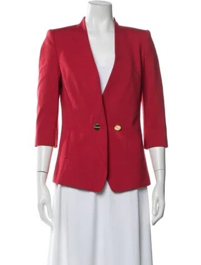 Pre-owned Ted Baker Blazer In Red
