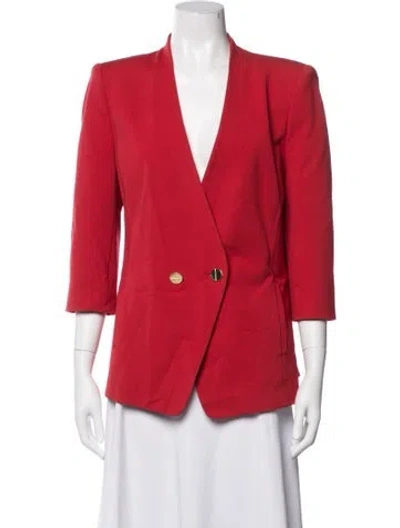 Pre-owned Ted Baker Blazer In Red
