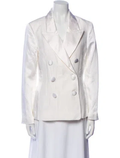 Pre-owned Ted Baker Blazer W/ Tags In White