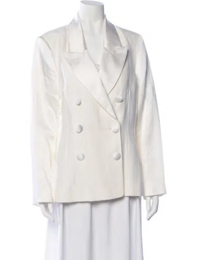 Pre-owned Ted Baker Blazer In White