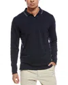 Ted Baker Blue Popcorn Stripe Polo Shirt In Blue