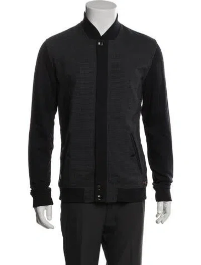 Pre-owned Ted Baker Bomber Jacket In Black