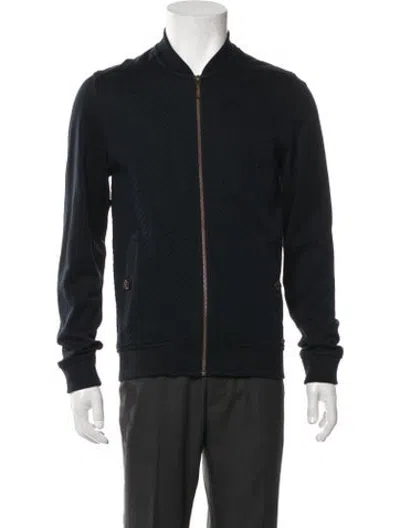 Pre-owned Ted Baker Bomber Jacket In Black