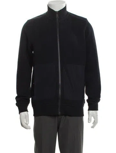 Pre-owned Ted Baker Bomber Jacket In Blue