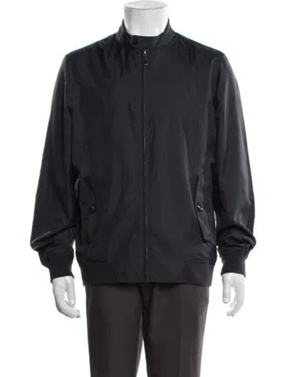 Pre-owned Ted Baker Bomber Jacket In Blue