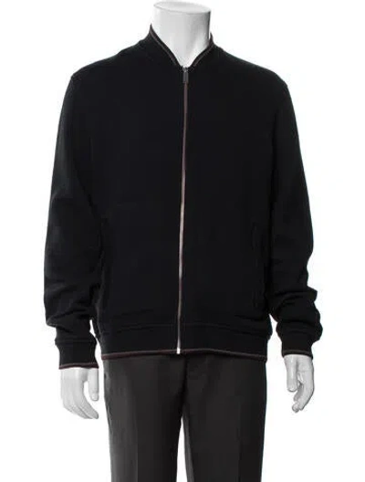 Pre-owned Ted Baker Bomber Jacket In Blue
