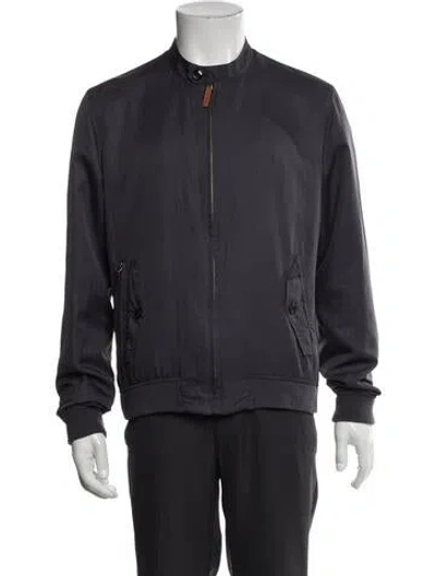 Pre-owned Ted Baker Bomber Jacket In Gray