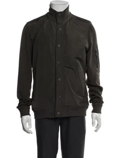 Pre-owned Ted Baker Bomber Jacket In Green
