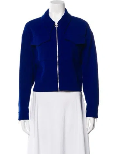 Pre-owned Ted Baker Bomber Jacket W/ Tags In Blue