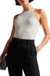 Ted Baker Box Rib Knit Camisole In White