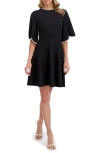 Ted Baker Flare Short Sleeve Round Neck Dress