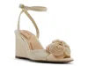 Ted Baker Bridge Ankle Strap Wedge Sandal In White