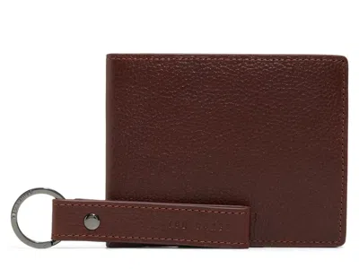 Ted Baker Brockwell Leather Wallet In Brown