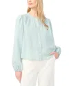 Ted Baker Brooke Stripe Top In Gray