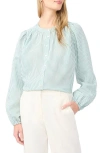 Ted Baker Brooke Stripe Top In Blue