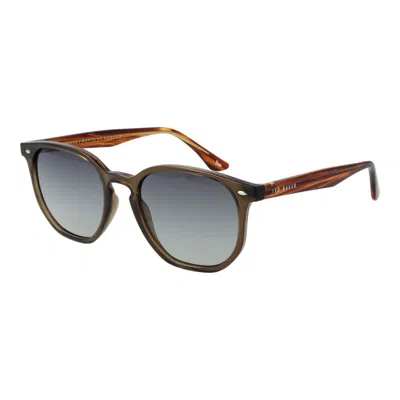 Ted Baker Brown Acetate Sunglasses In Multi