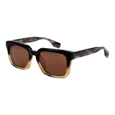 Ted Baker Brown Men Sunglasses In Black