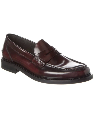 Ted Baker Brynner Leather Loafer In Red