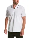 TED BAKER TED BAKER BUER TEXTURED ZIP POLO SHIRT