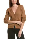 Ted Baker Button Cardigan In Brown