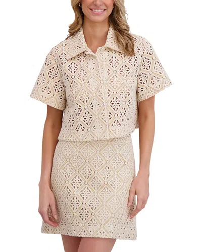 Ted Baker Button Down Cropped Shirt
