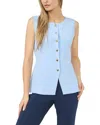 Ted Baker Button Top In Blue