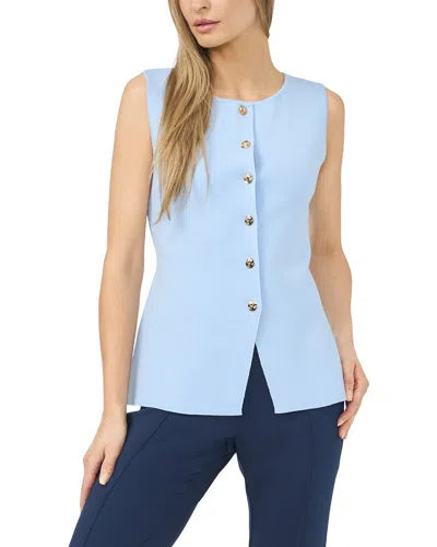 Ted Baker Button Top In Blue