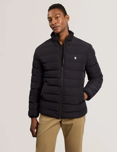 Ted Baker Calorl Lightweight Quilted Jacket In Black