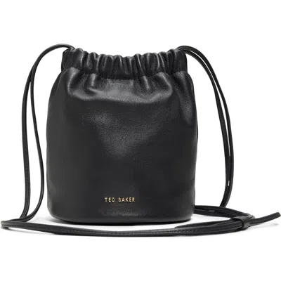 Ted Baker Camila Bucket Bag In Black/black