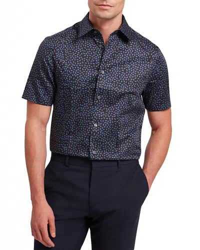 Ted Baker Campden Regular Fit Printed Shirt In Brown
