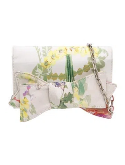 Pre-owned Ted Baker Canvas Clutch In Neutral