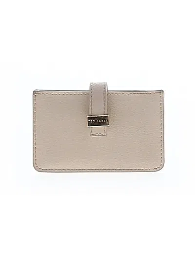 Pre-owned Ted Baker Card Holder In White