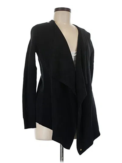 Pre-owned Ted Baker Cardigan Sweater In Black