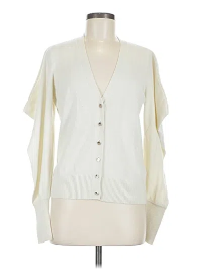 Pre-owned Ted Baker Cardigan Sweater In Ivory