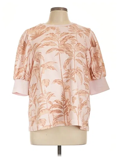Pre-owned Ted Baker Cardigan Sweater In Pink