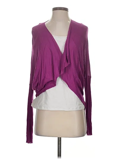 Pre-owned Ted Baker Cardigan Sweater In Purple