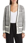 TED BAKER TED BAKER LONDON CARMEIN MARLED CHECK CARDIGAN